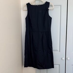 Brooks Brothers Women's Navy Sleeveless Sheath Dress - 6